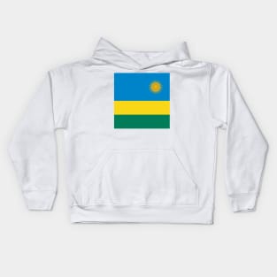 Rwanda flag Kids Hoodie